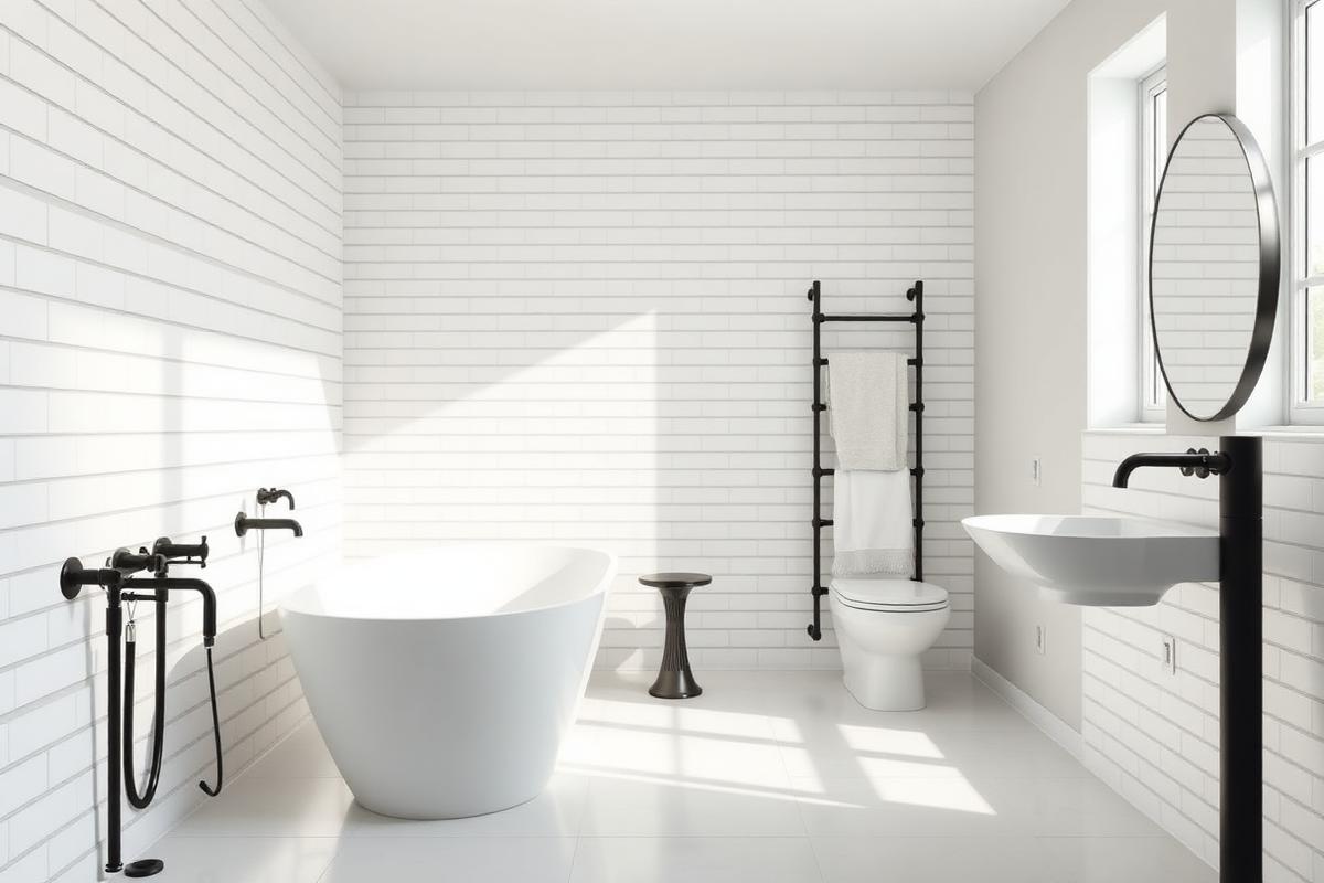 Faucet and Fixture Installation in Sioux Falls, SD — Remodeled bathroom fixtures installed by a Sioux Falls plumbing company
